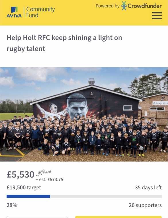 Holt RFC tweet media