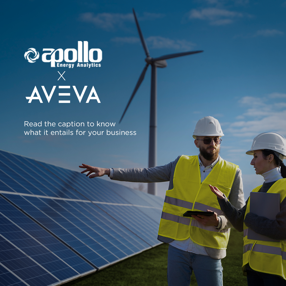 HelloApolloAI's tweet photo. AVEVA, a global leader in industrial automation , driving digital transformation and sustainability, has a technology partnership with Apollo, a specialized Solar and Wind Energy Analytics Software Solution company with domain expertise in the renewable energy sector for https://t.co/j1VssP6IJR