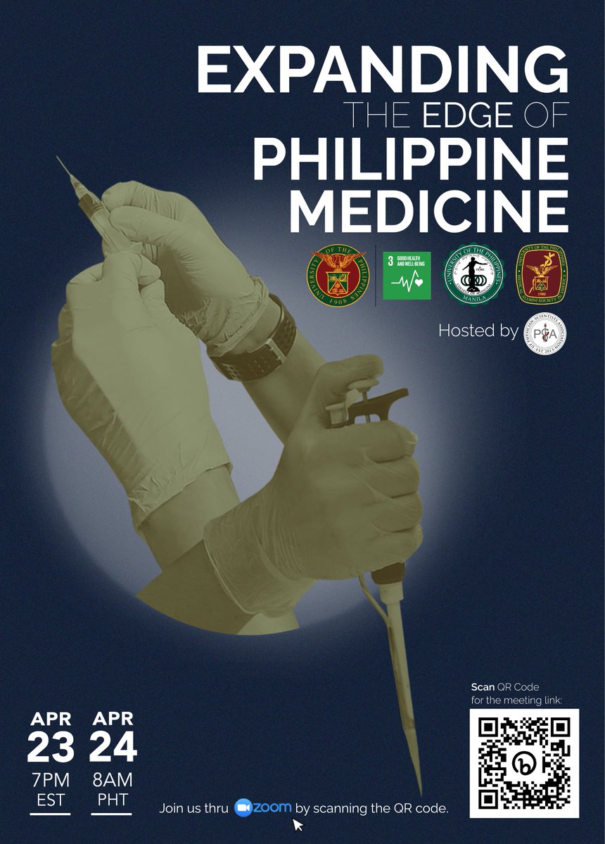 upcmpsa's tweet photo. #DareToDiscover as Dr. Doralyn Dalisay delivers a talk entitled “Accelerating Philippine Countryside's R&amp;D for the Promotion of Natural Drug Discovery and Development” on April 24, 2023, at 8:00 AM, Philippine Standard Time. ⚗️

Register: https://t.co/63mHTU3mM3 https://t.co/oVudfQlJ3e