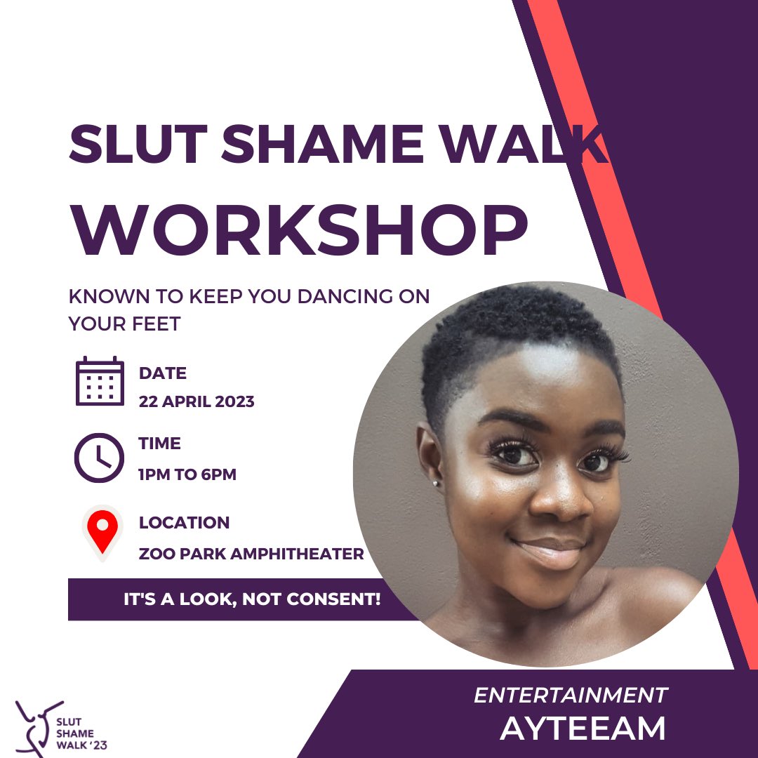 slutshamewalk's tweet photo. 3 DAYS TO GO WINDHOEK #SLUTSHAMEWALK WORKSHOP will take place directly after the protest at Zoo Park Amphitheater, where the protest ends. We cannot wait to engage, connect&network, learn and exchange knowledge from each other! ITS A LOOK NOT CONSENT! See you!
#endrapeculture https://t.co/z0lnq2Ez0v