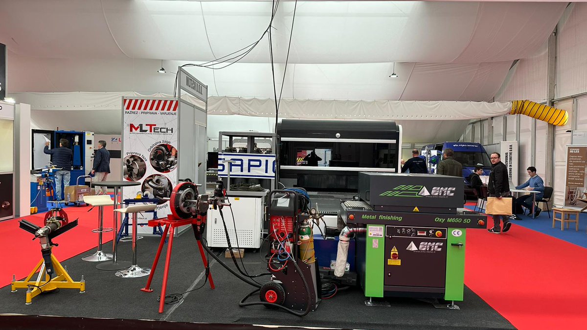 axxair's tweet image. We are at International Industry Fair in Slovenia 🇸🇮
With our partner MLTech at booth 25, Hall M📍
Come and see our @axxair cutting machines.
Find all our next exhibitions here: hubs.ly/Q01LR_BQ0
#internationalindustryfair #sfegroup #mltech