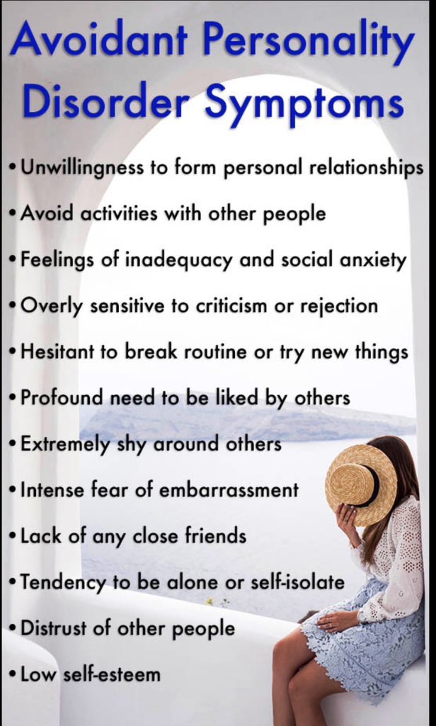 ChrisHollyMusic's tweet photo. I know the feeling and know people struggling with this disorder. People always say “oh just shake it off”…well, they don’t have it. #Avoidant #personality #disorder #mentalhealth #onestepup 🫣 https://t.co/DLFxAPi0JY