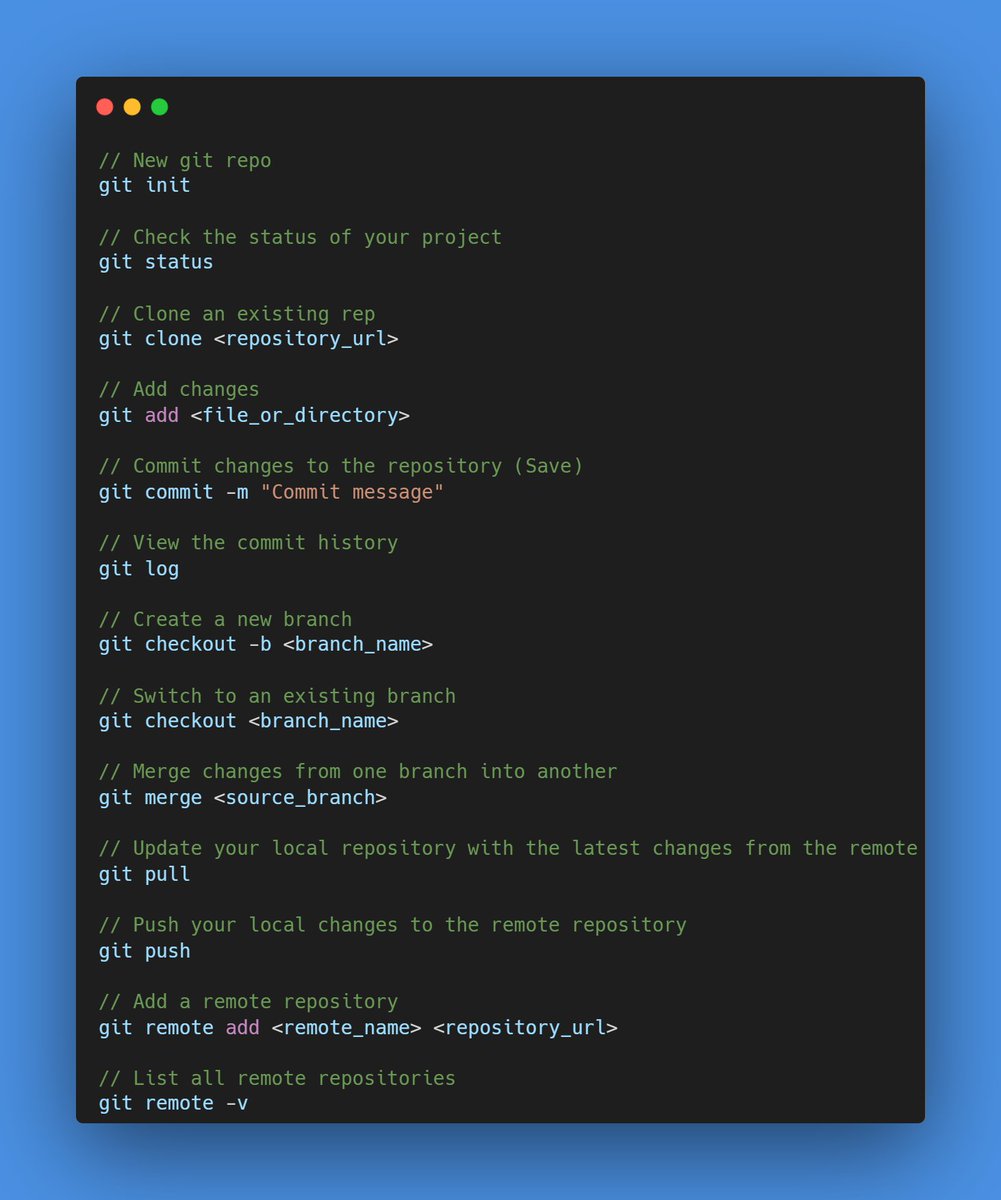 Francesco On Twitter Some Common Git Commands francesco-on-twitter-some-common-git-commands
