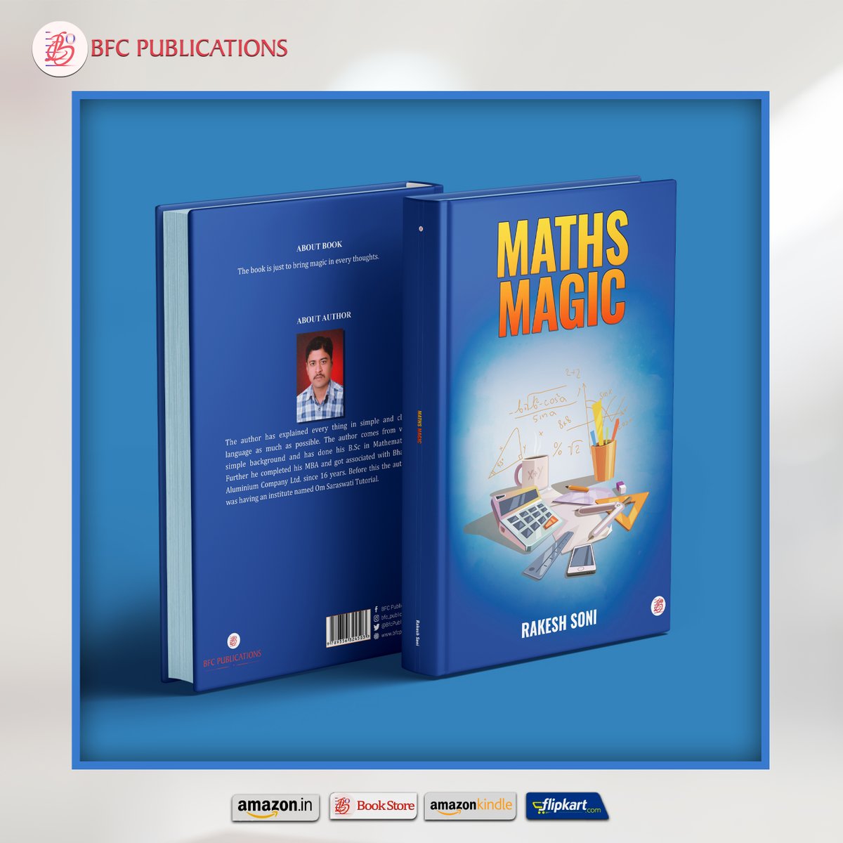 BfcPublications's tweet photo. "MATHS MAGIC"
by Rakesh Soni (Author)
Order your copy today! -
.
.
Amazon - https://t.co/8ZI1kxaRUW
.
.
#educationbook #entrancebook #mathematics #mathsbook #easymaths #books #writer #author https://t.co/I6BYfUk2lF