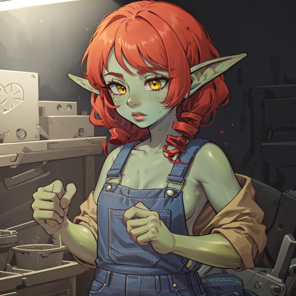SlipperyGem's tweet photo. #globin #waifu mechanic bonus round. This time #redhead s only. #wholesome, #pure, and #heartmended
#lora and model in thread.
#stablediffusion #stablediffusionwaifu #anime #animegirl #aiwaifus #animegirls #aigirls #AIArtwork #AIart #AIイラスト #StableDiffusionArt https://t.co/pB2TMPjpJe