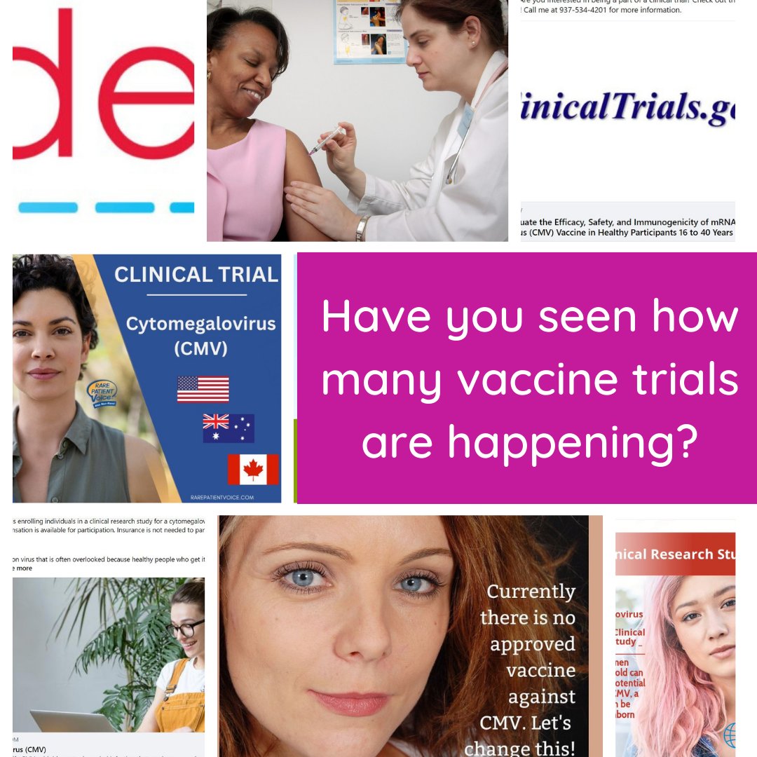 cmvactionuk's tweet photo. A quick look around the internet shows that there is a lot of activity with clinical trials. They are happening all over the world so hopefully we will be seeing some exciting developments in the not too distant future. #CMVaware https://t.co/2lqvhaB7Ge