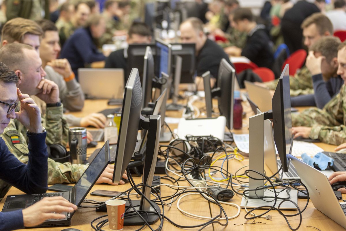 This week, a record number of 120 Lithuanian cybersecurity experts is taking part in #LockedShields2023, the world's largest cyber defence exercise

This exercise makes a crucial contribution to strengthening our preparedness to act together in the event of potential cyber crisis