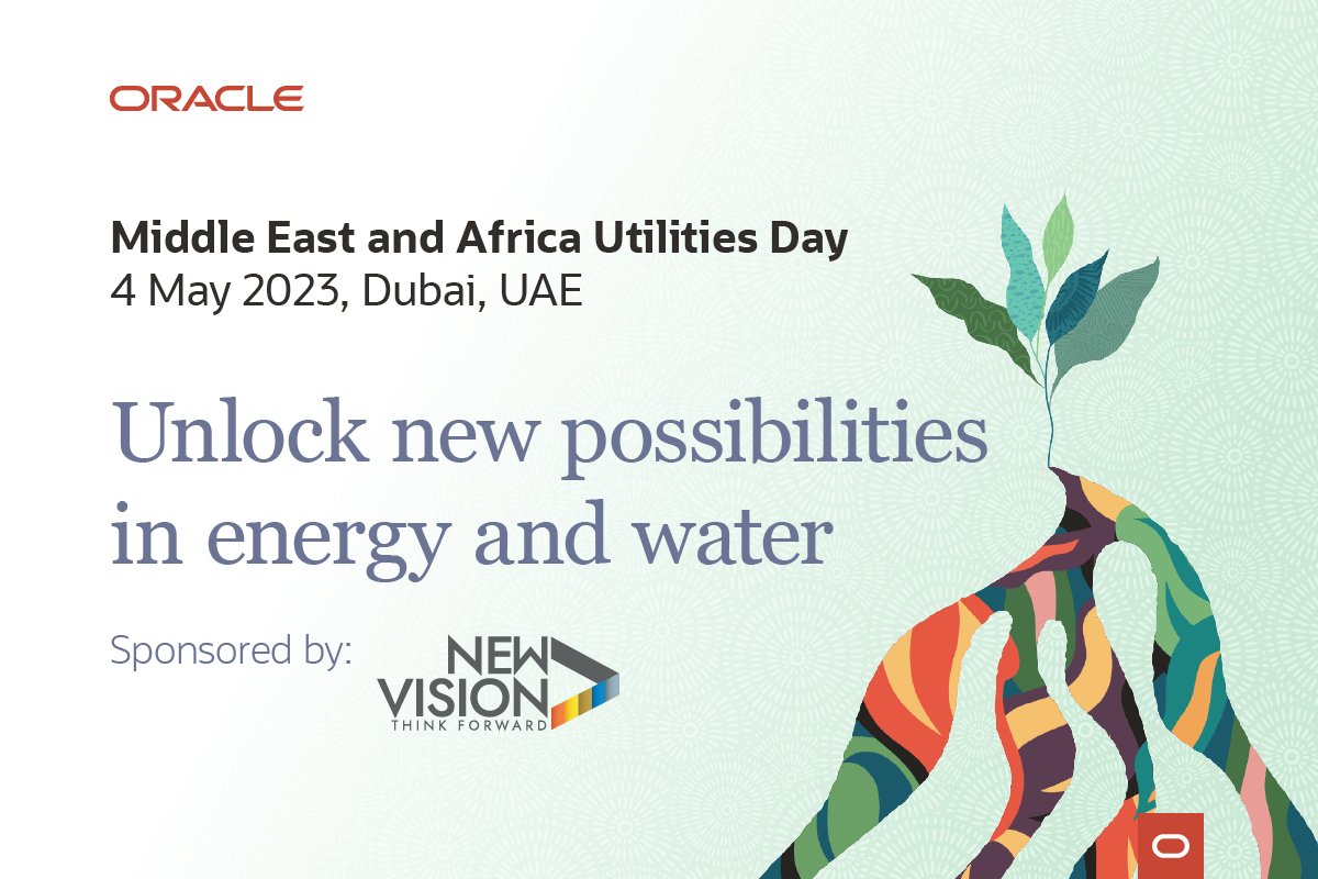Have you registered for our #utilities day? You can expect to hear from exclusive speakers, network with industry peers, and learn how the Oracle Platform can help you unlock new opportunities in #energy and #water. Secure your place: social.ora.cl/6014OzoHa