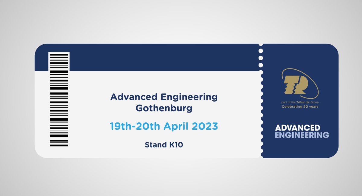 trfastenings's tweet image. Today&apos;s the day Advanced Engineering Gothenburg opens its doors!

Be sure to come and say hello, the TR Team look forward to meeting you on Stand K10. #AdvancedEngineering