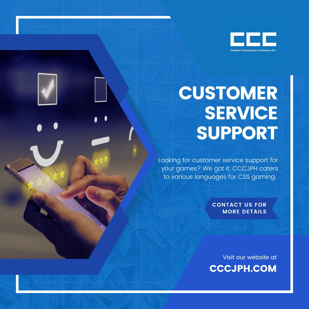 CCCjph's tweet photo. Businesses must consider the need for customer service support to better address their customers' needs. If you're looking for good multilingual #CSS, we cater to more than 30 languages. More: https://t.co/ayQcBEPuQ6

#CustomerService #CRM #CustomerSupport #Multilingual https://t.co/6uEpb480ZC