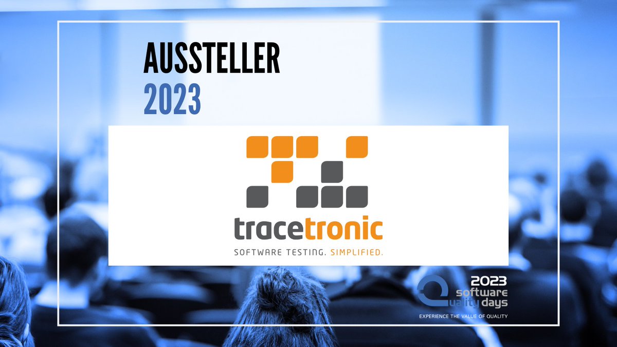 Wir freuen uns über TraceTonic als Aussteller.

Mit Softwareprodukten und maßgeschneiderten Dienstleistungen unterstützt die TraceTronic erfolgreich Hersteller und Zulieferer der Automobilindustrie bei der Entwicklung hochkomplexer Fahrzeugsoftware. 

#swqd #swqd2023 #conference