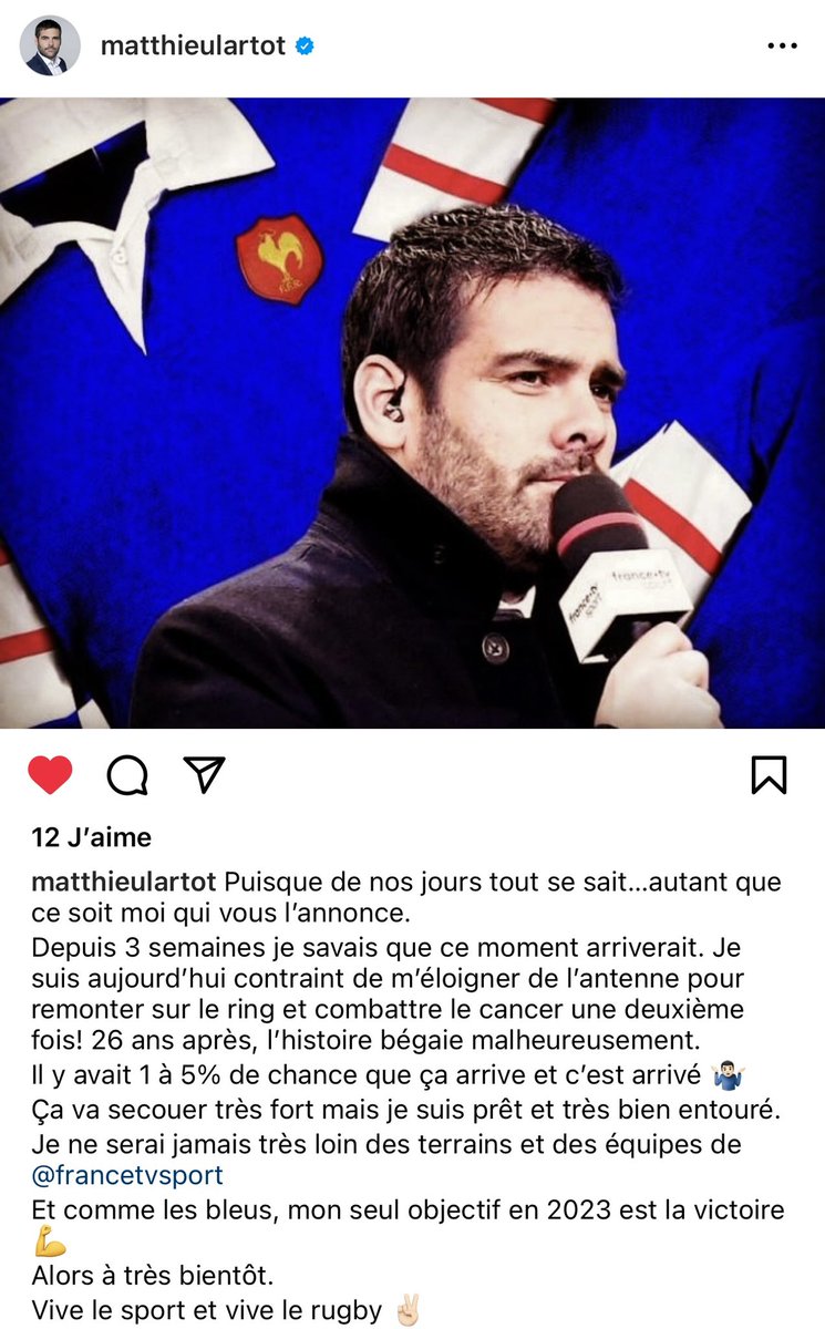 LaurentEric's tweet photo. Cher Mathieu, 
La vie nous joue parfois de mauvais tour, et celui-ci est particulièrement difficile. Au nom de tous je te souhaite courage et force pour les semaines à venir.
Reviens nous vite. 
Avec toute mon amitié, https://t.co/M7dIktbbeu