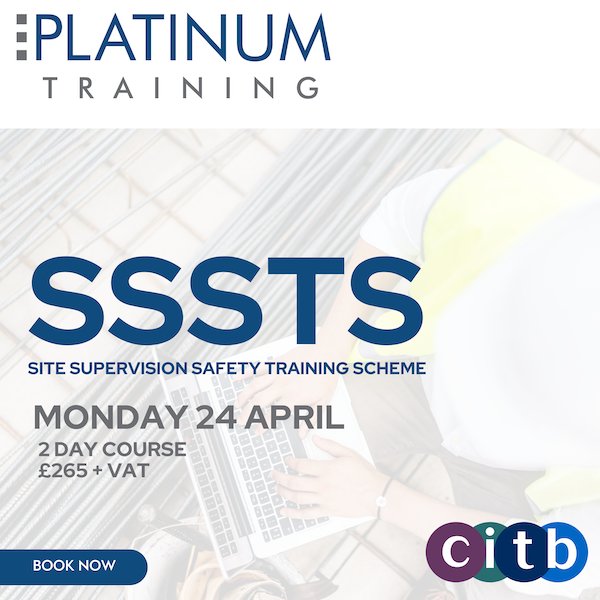 PlatinumTraini3's tweet photo. The SSSTS course is perfect for aspiring or current supervisors, the course covers
H&S laws for supervisors
Site safety management
Risk assessments & method statements
Site inductions & toolbox talks
Monitoring & intervention
Book online via the link in our bio
#ssststraining https://t.co/F3KzVxIpDB