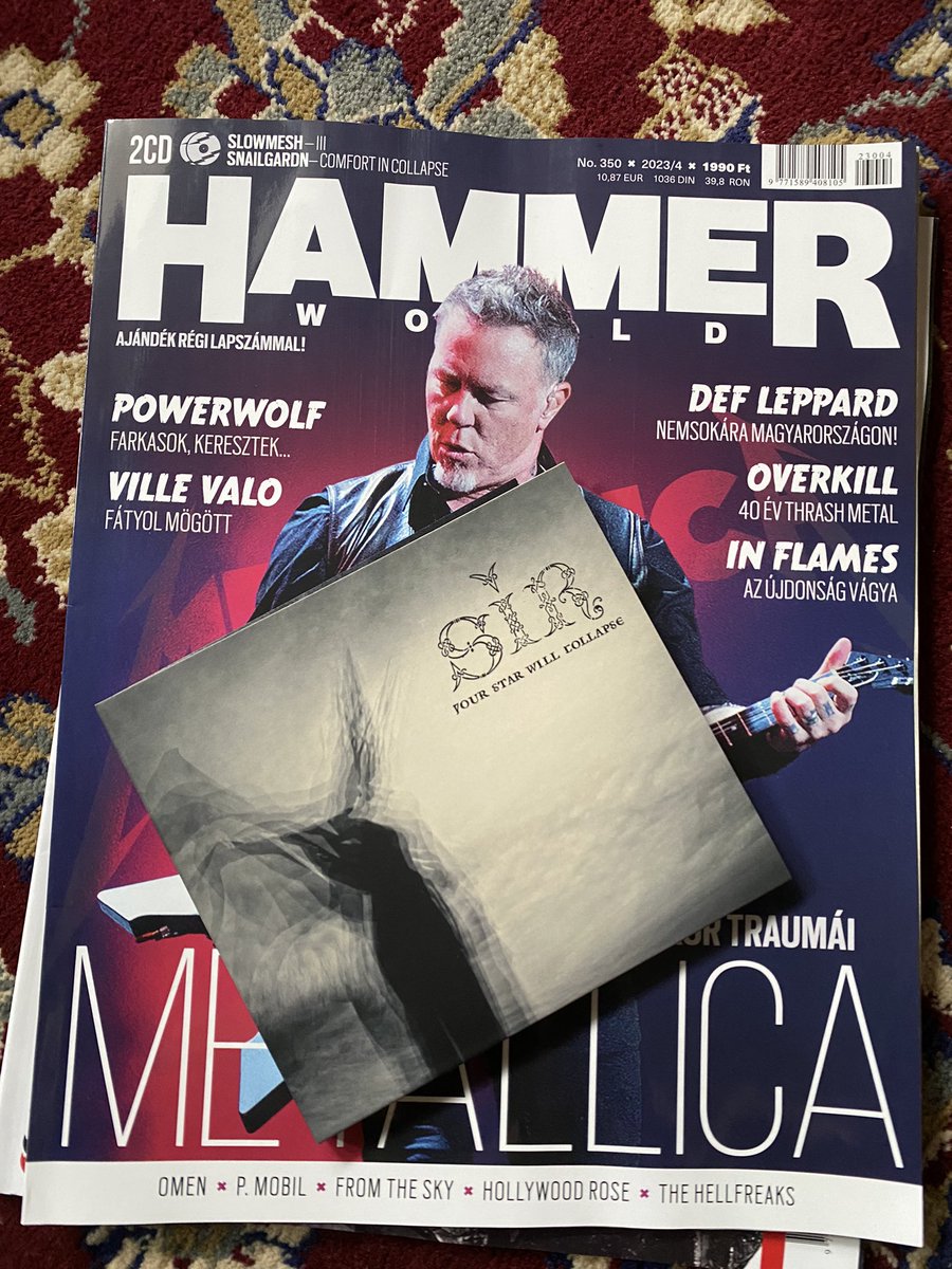 sunmoonrecords's tweet photo. 2 pages in depth interview with Sír in the actual issue (350) of the legendary Hungarian magazine HammerWorld magazin #onlyprintedisreal #buymorerecords #sunandmoonrecords order Sir releases here : https://t.co/akGJZa0Ql7 https://t.co/FcaEDqkevM