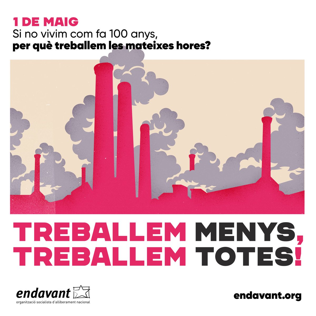 Endavant_OSAN's tweet photo. 🔴 Si no vivim com fa 100 anys, per què treballem les mateixes hores?
El sistema capitalista necessita explotar cada cop més gent i més temps per mantenir els seus beneficis. Seguir vivint explotades no és una opció, és una condemna.
#TreballemMenysTreballemTotes https://t.co/m4HSkNpBBB