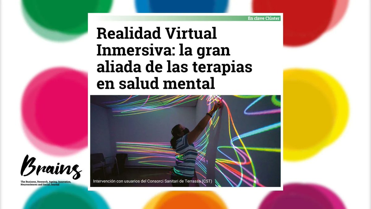 WeMindCluster's tweet photo. 🧠 Nueva sección En Clave Clúster de #BRAINSJournal: ‘#RVI: la gran aliada de las terapias en #SaludMental’
Lee el artículo: https://t.co/bJVC9vzDjD
#AyudasAEI #ProyectosAEI #NUTESCOTI #Innovación #LivingLabs
@BroomxTech @Qualud_Health @GrupPereMata @CSTerrassa @SINTAGMIA https://t.co/AbllCv3LGj