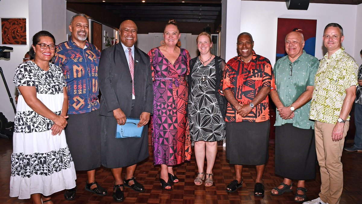 On behalf of the <a href="/FijiGovernment/">Fiji Government</a> and the people of Fiji, the Deputy Prime Minister (DPM) Hon. Kamikamica welcomed and thanked Hon. <a href="/CarmelSepuloni/">Carmel Sepuloni</a> for leading an important delegation to #Fiji, which demonstrates the strength of 🇫🇯🇳🇿 friendship and cooperation. #FijiNZ