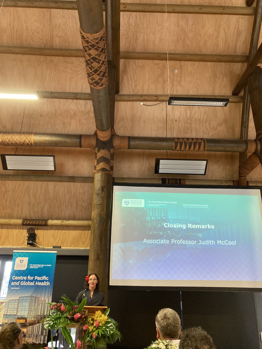 @judemccool with closing remarks, highlighting the hard work and dedication from partners and communities across the Pacific region to make this a reality. 

@ColinTukuitonga @FMHS_UoA @AucklandUni 

#pacifichealth #healthyheartsnz