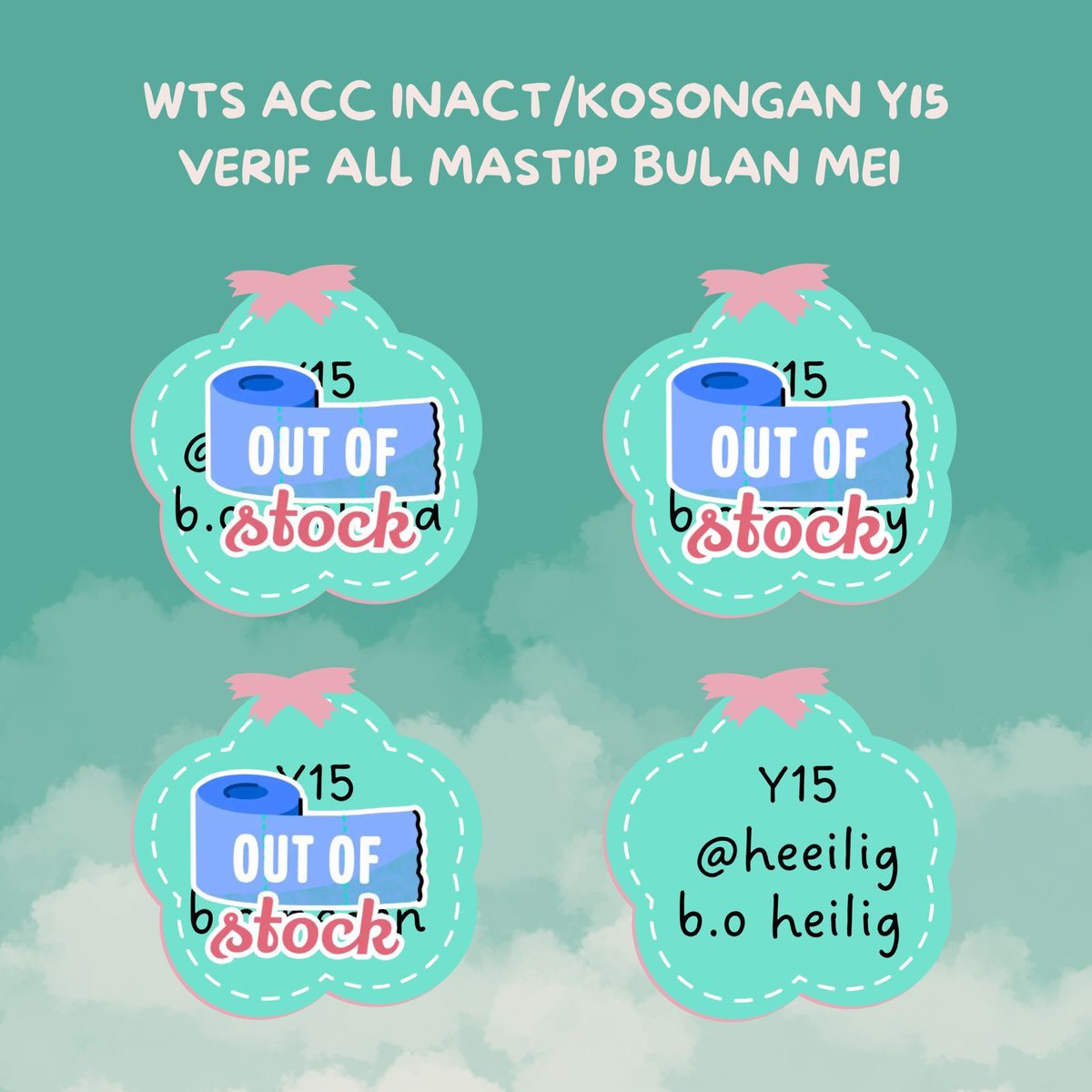 tnrough's tweet image. M. wts acc kosongan tahun lama

💜  verif all ( mastip mei )
💜  gogreen ( -ssb ganti @ )
💜  masuk ht mt non moots
💜  dapat email + pwnyaa 
💜  ada wa ba verif 

💰 : 10,500 all e-wallet / Qris.
