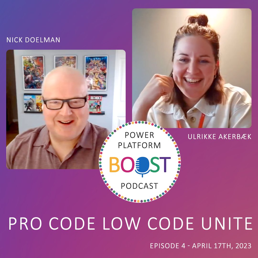 powerplatboost's tweet photo. In this episode, you can listen to us rant on #LowCodeProCodeUnite and whether JavaScript is low code, and we talk about Developer Environment Deletion and the new Security Role Editor: https://t.co/Lu1DGXNCyA
#powerplatform #dataverse #security #javascript #lowcode https://t.co/kQWIafdym4