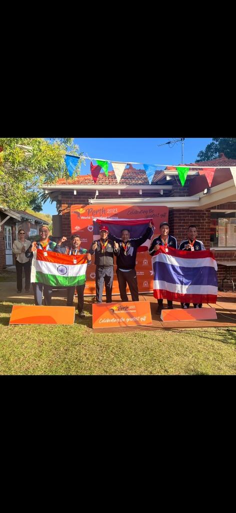 RAJASTHAN BOYS ROCKING AT PETANQUE. ANOTHER SILVER MEDAL BY AMIT KUMAR SHARMA &amp; HITESH SHARMA IN THE 30-39 MEN'S CATEGORY IN PETANQUE AT THE WORLD TRANSPLANT GAMES 2023, PERTH, AUSTRALIA! JAI HIND!!