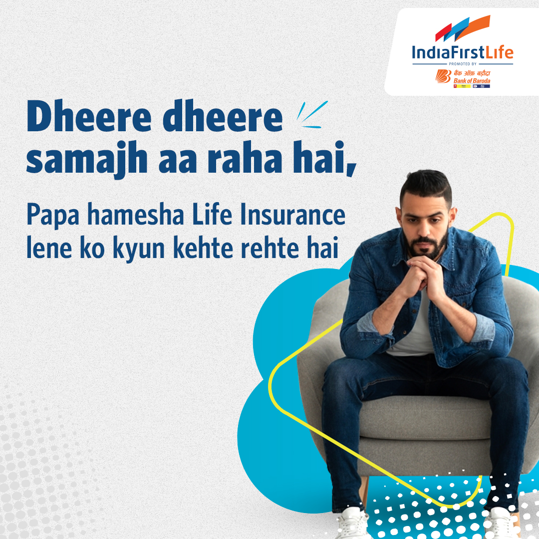 IndiaFirst_Life's tweet photo. Papa's advice is always golden! This is your cue to pay heed to his words & secure your family's chilled future with #LifeInsurance!
To know more: https://t.co/8wVruwoPah
#IndiaFirstLife #Certainties #CustomPlans #Papa #Family #Advice #ChilledFuture #JustChill #YehTohCertainHai https://t.co/CQzl6SscV7