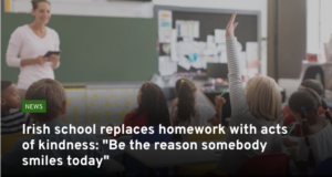 NVNewsNow's tweet photo. We can build a school culture that values acts of kindness, peace, and empathy...maybe replace homework with acts of kindness...
A featured article at Nonviolence News>> https://t.co/3awqD64dkP
education #school #nonvioence https://t.co/wJKexk1UqS