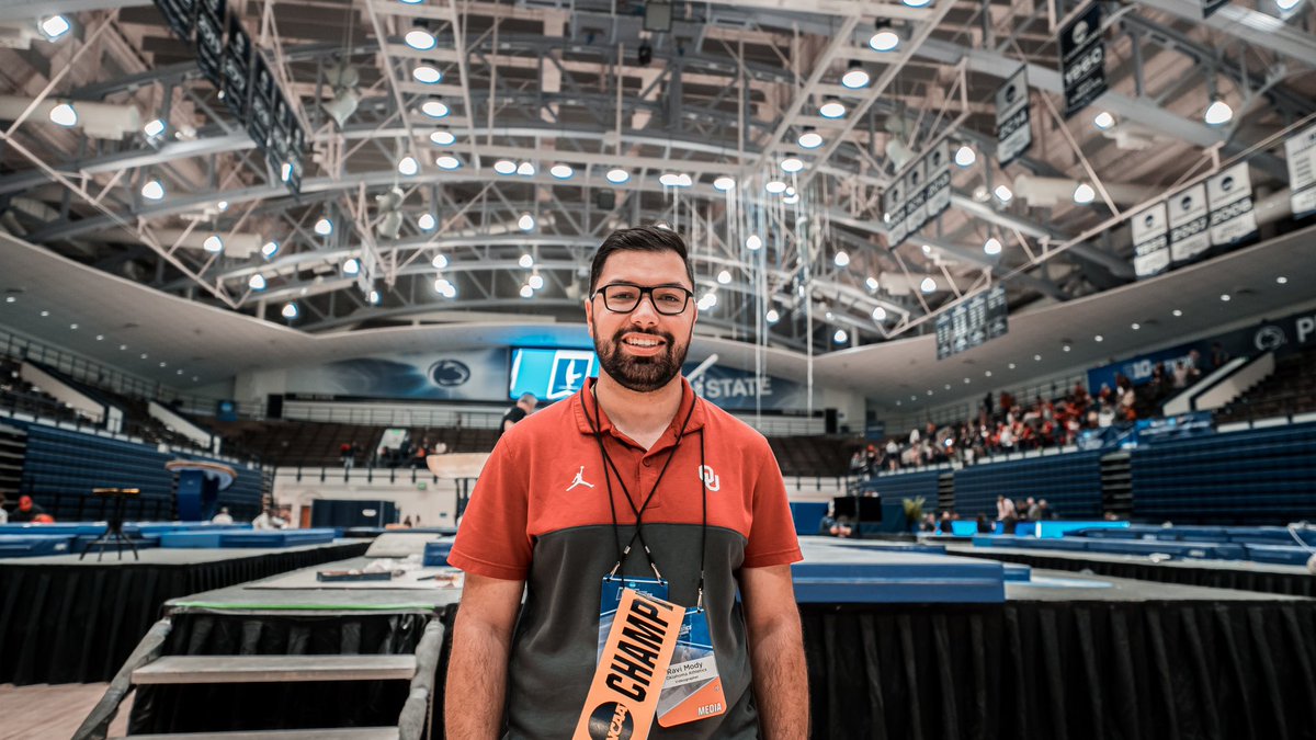 ravimody_'s tweet photo. Words can not begin to describe what an honor it has been to create content for @OU_MGymnastics over the past 3 years and I can’t believe it’s over. While this chapter of my career is over, my next is just around the corner ⚽️🏟️ Boomer Sooner for life ☝🏽 https://t.co/VlOnWnleCH