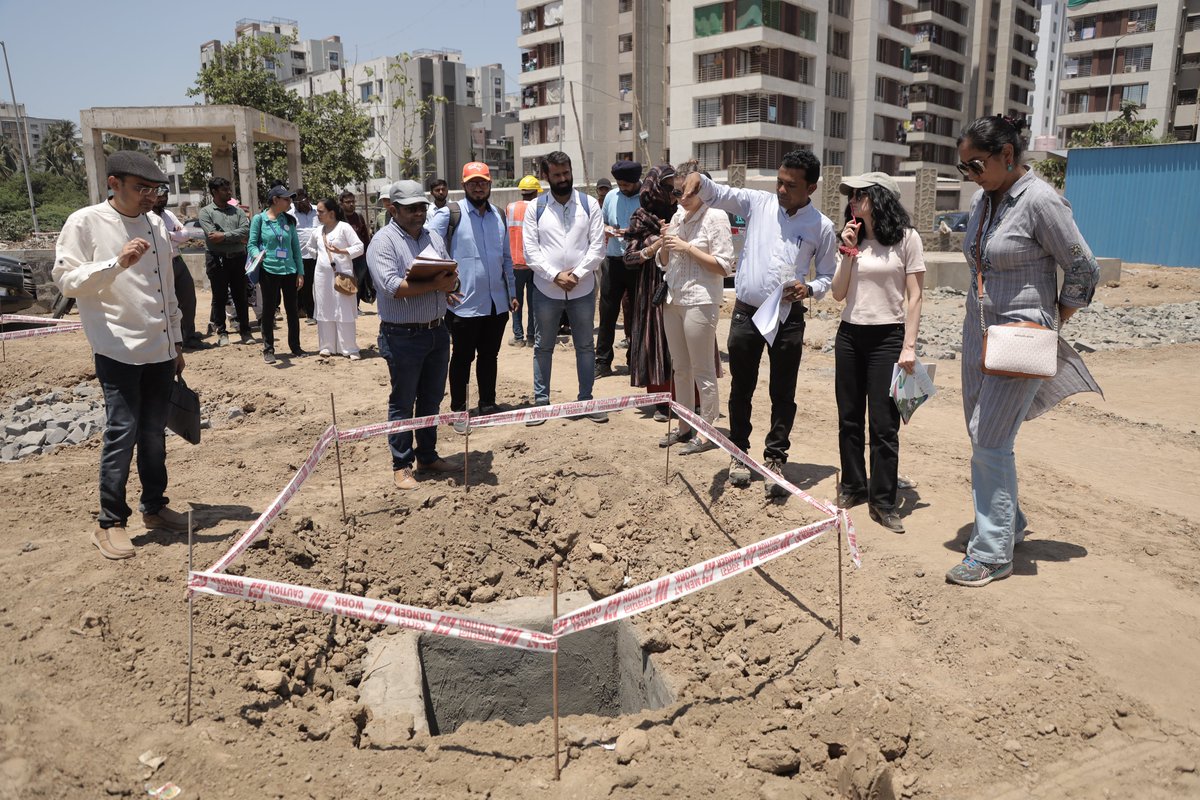 BiodiversitySMC's tweet photo. A high-level delegation of officials from the National Institute of Urban Affairs (NIUA), the French Development Agency (Agence Française de Développement) and the European Union visited Surat’s #CITIIS project “#BiodiversityPark” sites https://t.co/qHLCADHiLT