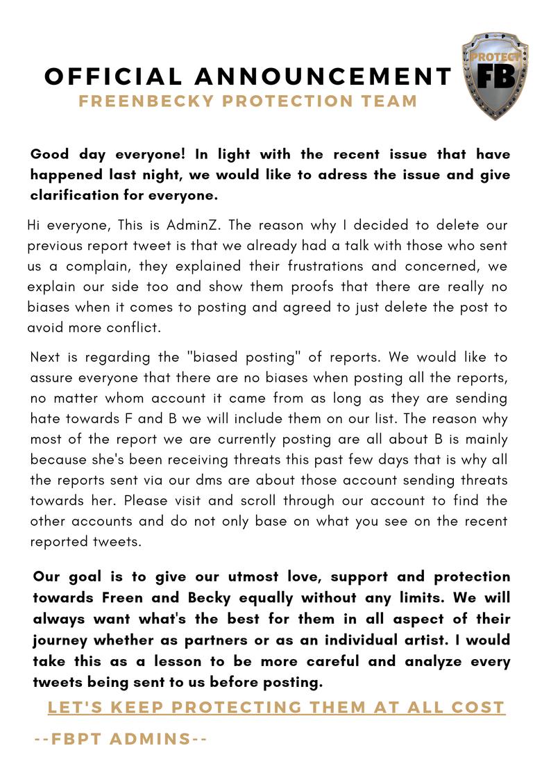 protectFB's tweet photo. "Mistakes will help us reflect, learn and grow"

FBPT Admins are always willing to listen, in order for us to became more efficient. We are always open for feedbacks. https://t.co/tRWw7RU6kM
