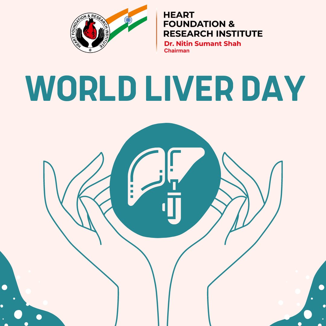 HFRI_Nitinshah's tweet photo. On #WorldLiverDay , take a moment to appreciate this amazing organ & commit to maintaining its health.
#SpreadAwareness #fattyliverdisease #liverhealth #liverhealthcare #healthcare #HFri #heartfoundation #philanthropist #ngo #india #ahmedabad #support #socialwork https://t.co/chHKFPKzIF