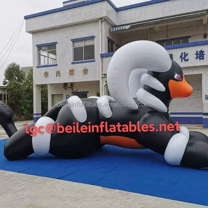 BeileCo's tweet photo. BeiLe customized quality PVC Inflatable giant doom dog for outdoor advertising
#advertisinginflatables 
#outdoorcartoon https://t.co/Rs86qT78sr