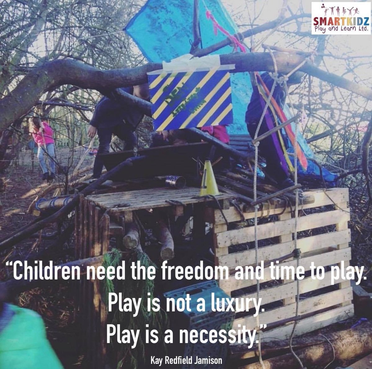 #playisnecessary #play #letthemplay #playwork #PARS #childled #smartkidz #forestschool