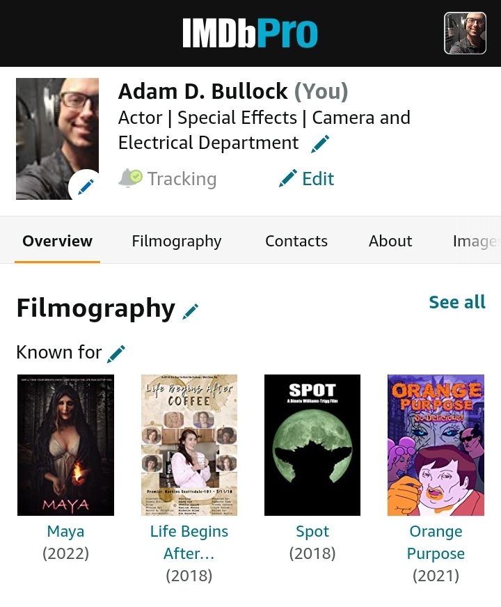 AdamBullockVO's tweet image. Starting to get things updated on this profile but so glad that I subscribed to the pro version because now I get to show more of who I am as an actor and beyond.

Let the exciting things keep on coming!

#imdbpro #imdb #voiceactor #profile