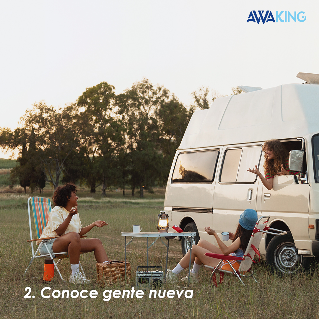 AwakingBrand's tweet image. Razones para ir de camping. RAZÓN 2: Conoce gente nueva.🫂

El camping es un lugar ideal para conocer gente nueva y divertida, con la que jugar una partida de cartas, hacer barbacoas y tener conversaciones de todo tipo.

#awaking #caravaning #camper #autocaravana #vanlife #viajes