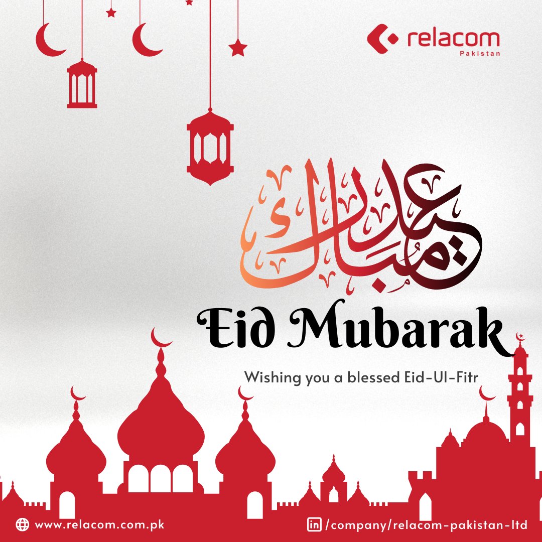 relacom's tweet photo. Relacom warmly wishes you all, a very blissful Eid. May this auspicious occasion brings happiness, joy, peace and prosperity to you and your family.

#eidmubarak #eidulfitr #eid2023 #digitization https://t.co/jP9StIRciE