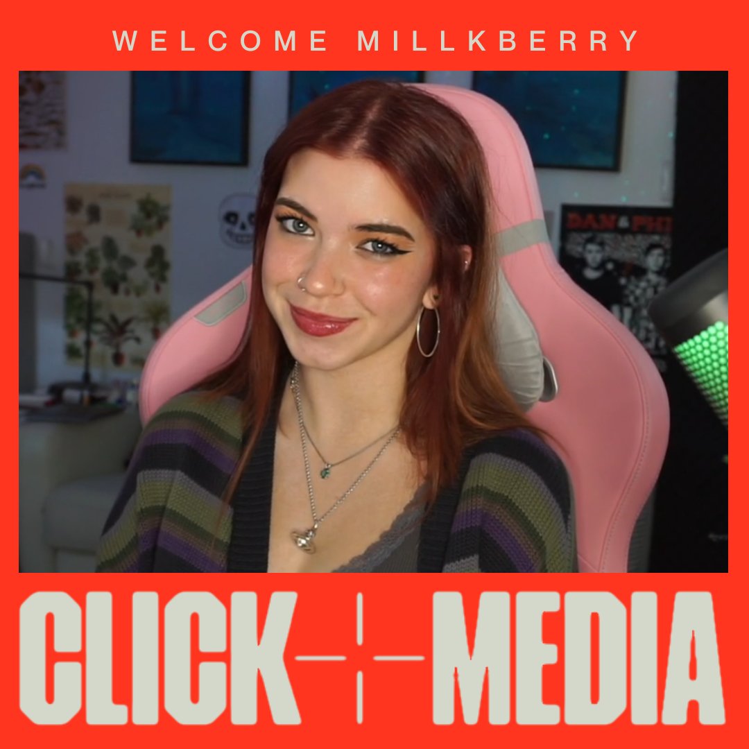 ClickMedia_'s tweet photo. Click welcomes @milllkberry to the team! Recently starting out as a content creator, Maddy has quickly grown her online presence regularly streaming Minecraft and Stardew Valley. Join us in making her feel welcome! https://t.co/tPhPnCH4mP