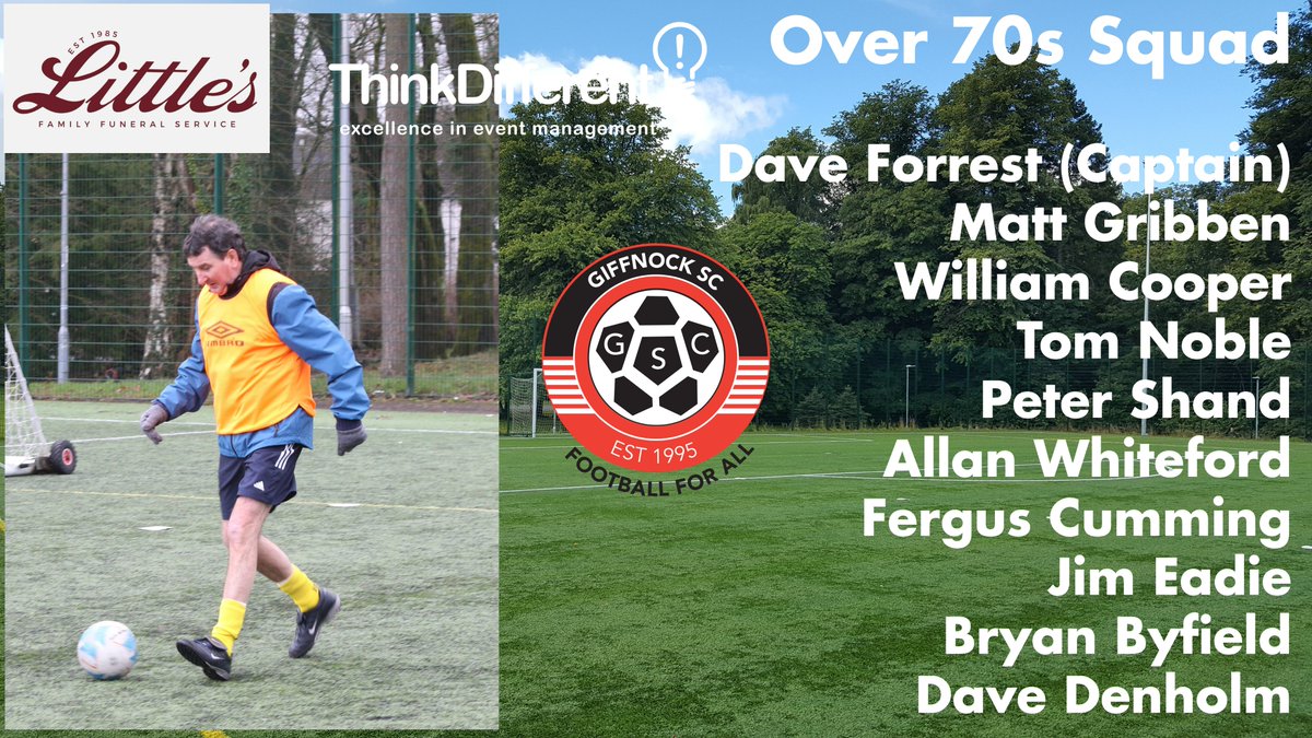There are Auld Timers, and then there are REALLY Auld Timers with our over 70s taking to the main stage at #Toryglen this morning for round 2 of league fixtures.

<a href="/WalkingFootScot/">Walking Football Scotland 👣⚽️</a> 
<a href="/Giffnock_SC/">Giffnock SC</a> 

With thanks to <a href="/LittlesFunerals/">Little's Funeral Service</a> &amp; <a href="/ThinkDifferentE/">ThinkDifferentEvents</a>