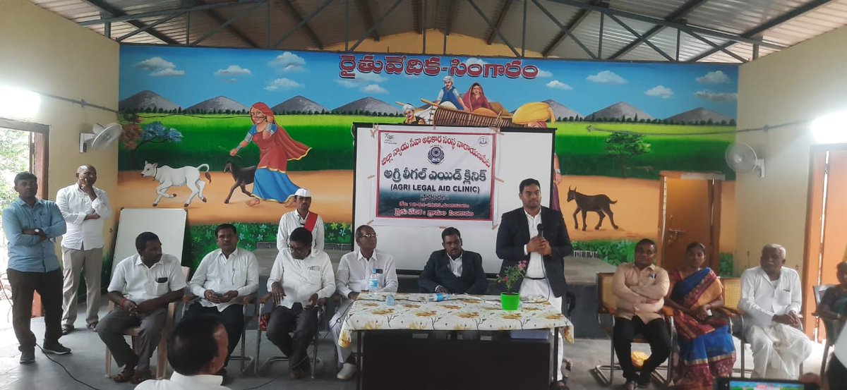 AODhanwada's tweet photo. Agri legal Aid Clinic opening at Singaram RV in NRPT mandal.@SRReddyTRS @MJSudhakar8 @SingireddyBRS https://t.co/xhUFhYIoUw