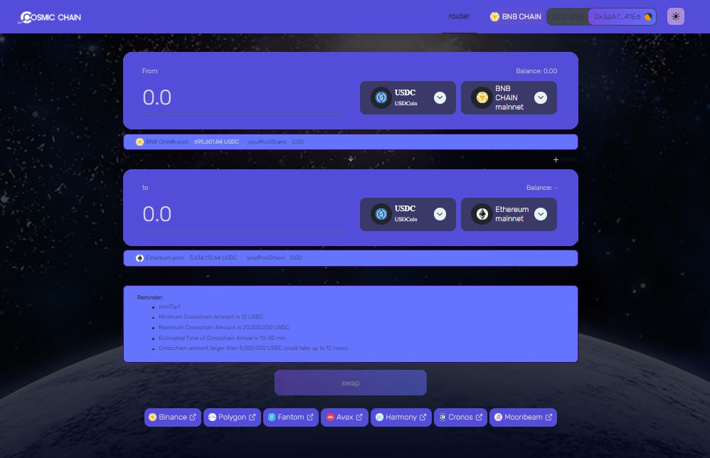 cosmicchainbsc's tweet photo. $COSMIC BRIDGE IS NOW LIVE

LINK : https://t.co/ZisOm5gl9v

#CosmicChain $Cosmic #Blockchain https://t.co/VhgNIPiXni