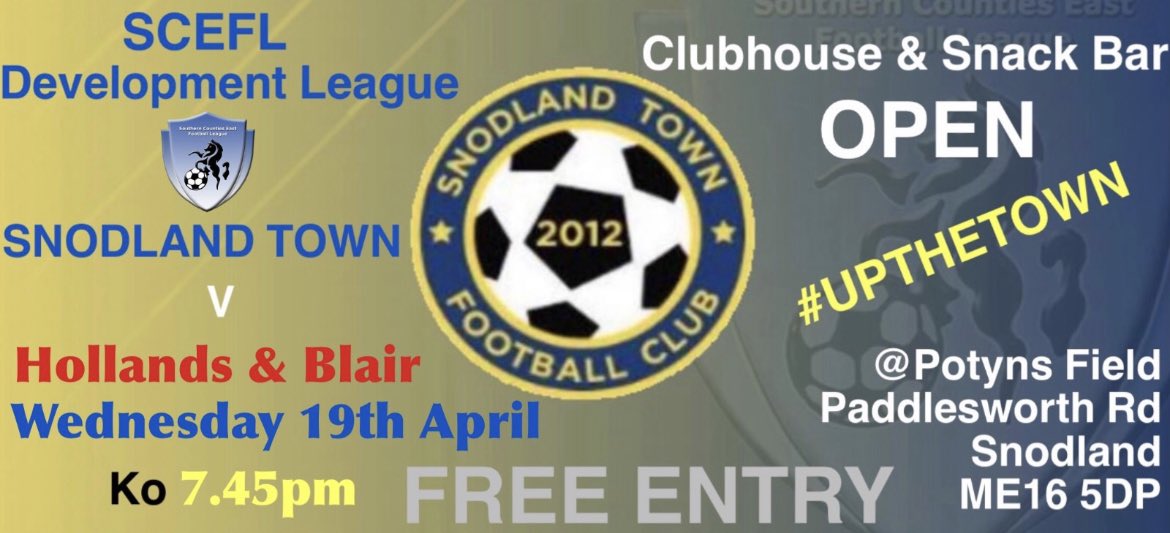 Snodland Town u23’s tweet media