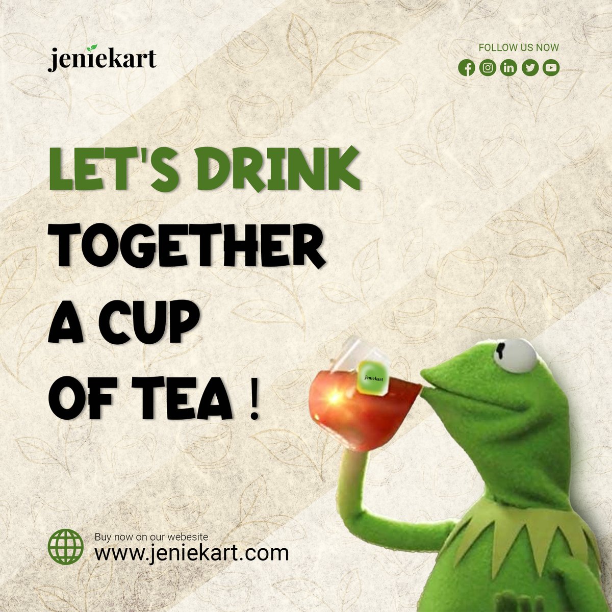 JenieKart's tweet image. 𝐋𝐞𝐭'𝐬 𝐃𝐫𝐢𝐧𝐤 𝐓𝐨𝐠𝐞𝐭𝐡𝐞𝐫
𝐀 𝐂𝐮𝐩 𝐨𝐟 𝐓𝐞𝐚

jeniekart.com

.
.
.
#ChaiGoals #BombayCutting #TeaTimeTherapy #BombayCutting #ChaiLovers #TeaTime #MumbaiMasala #CuttingChai #ChaiOnTheGo #ChaiAddict #BombayVibes #TeaTimeBliss #DesiChai #ChaiGoals #ChaiLife