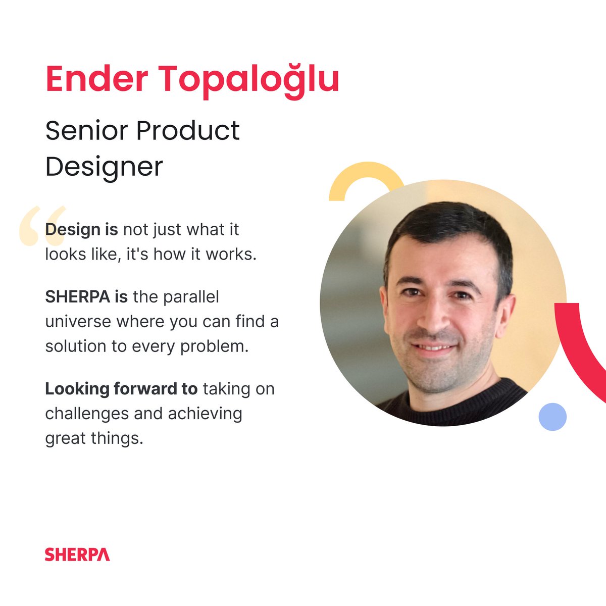 Some of you may already know him from his Youtube channel.

<a href="/ender_topaloglu/">Ender Topaloğlu</a> is now part of SHERPA team as Senior Product Designer!

Welcome onboard Ender!

#sherpateam #productdesign