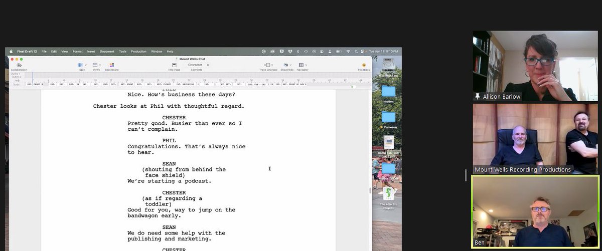 Mountwells's tweet image. Lots in store with Mount Wells Recording Productions!  Discussing new exciting productions and a great sitcom to boot!
#mountwellsrecording #recordingstudio #projectstudio #musicproduction #webseries #sitcom #langfordbc #vancouverisland #morganphillips