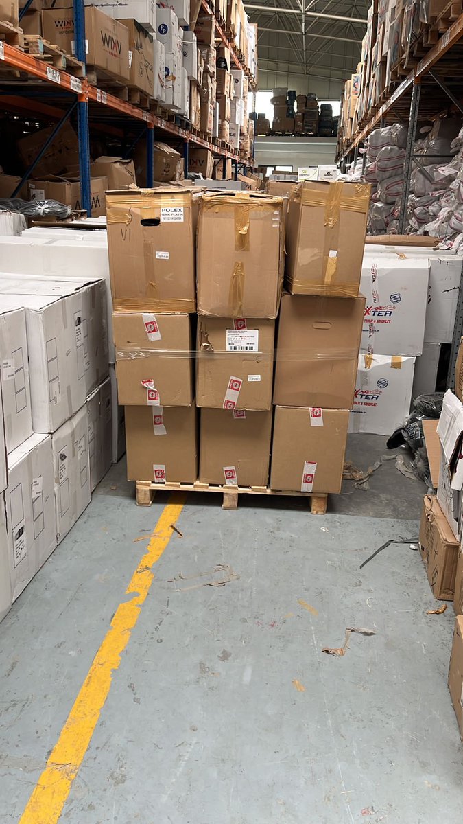 Terlikleri yükledik, her şey yolunda giderse bugün yerine ulaştıracağız 🙏