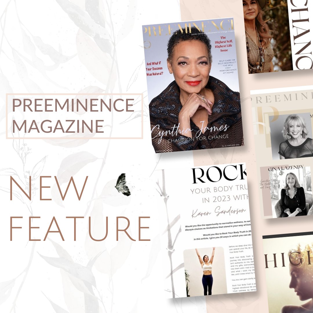 pilateswithin's tweet photo. New Edition Preeminence Magazine: a fabulous, leading-edge, success blueprint for committed soul-led female achievers. - https://t.co/Kdg7oBxYXC https://t.co/yCJqHxLYAQ