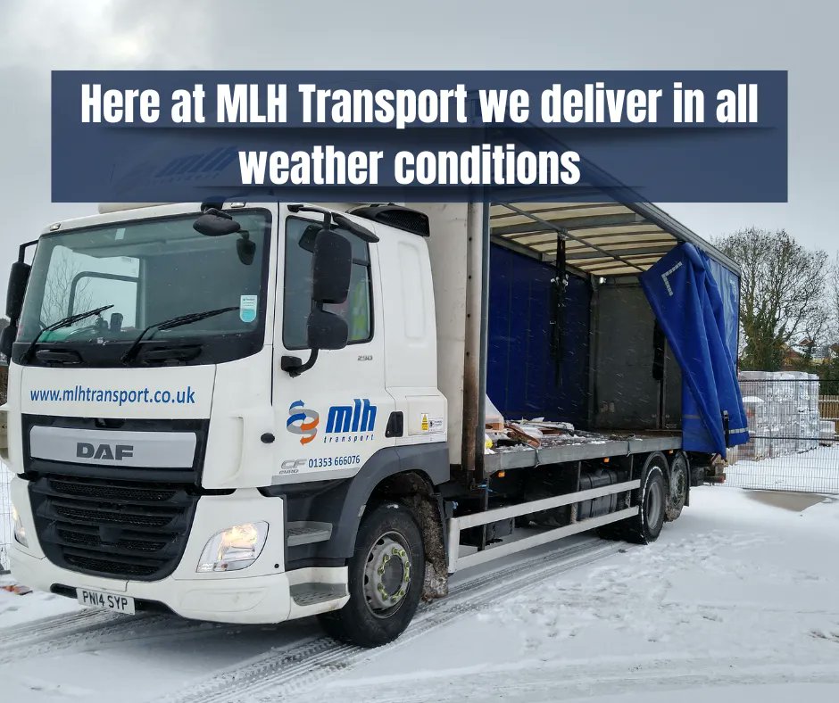 Here at MLH Transport we deliver in all weather conditions! Get in touch with us for a quote today: info@mlhtransport.co.uk #mlh #mlhtransport #transport #weather