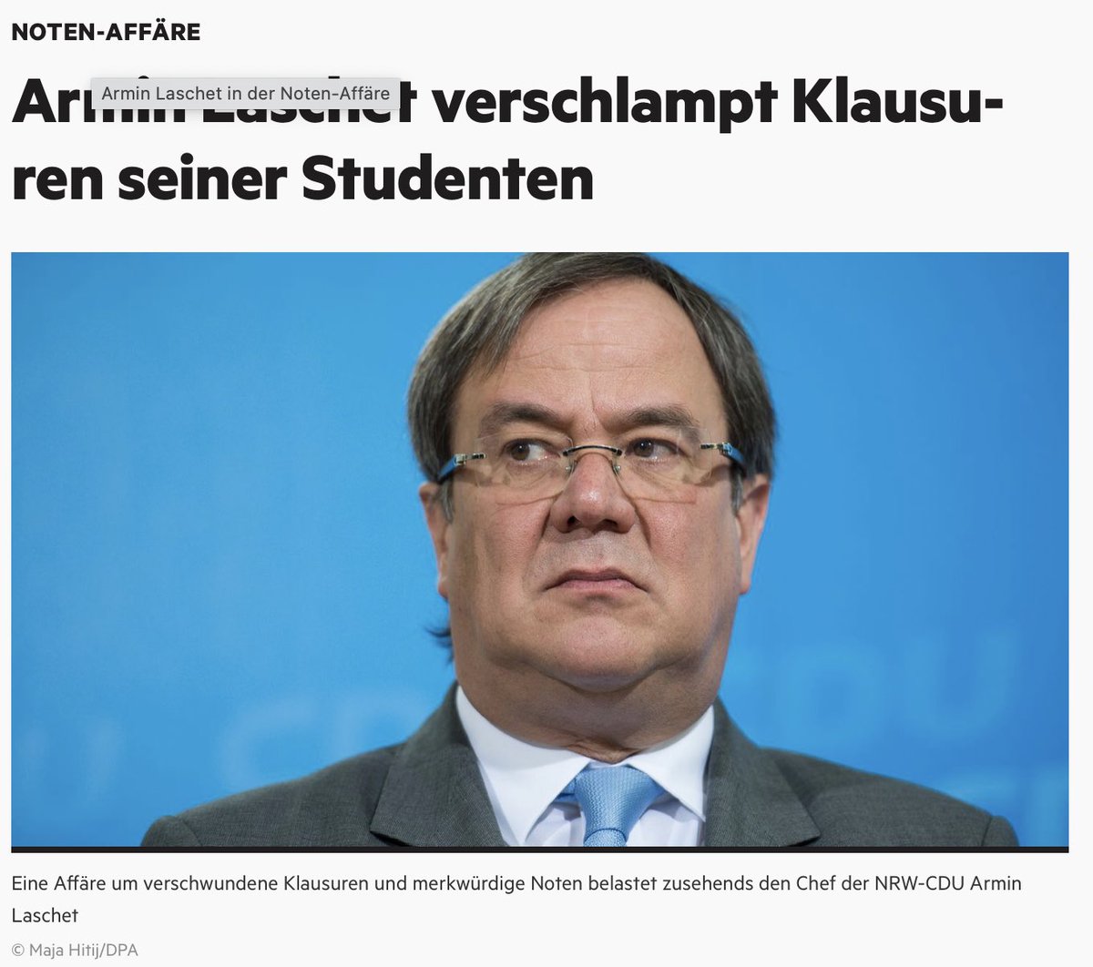 christianobrok's tweet photo. Immerhin: Bei verschwundenen Klausuren gibt es in der #CDU in NRW eine gewisse Tradition. #klausuren #abigate #Abitur https://t.co/9NpN8h6Jea