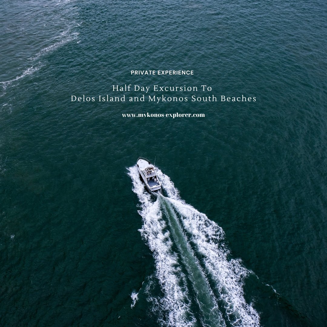 Enjoy a unique #sailing tour to Delos Island &amp; Mykonos South Beaches ⛱

Book now 👉 tinyurl.com/277mvu86

#MykonosExplorer #DiscoverMykonos #Greece #experience #Mykonos #mykonossailing #delos