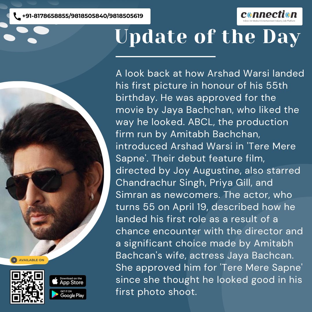connectionwala's tweet photo. Stay in the loop with the latest updates and breaking news about your favorite stars - from red carpet events to exclusive interviews, we've got you covered!

#CelebrityNews #BreakingNews #EntertainmentUpdates #CelebInterviews #bollywoodGossip #StarUpdates #Celeb @ArshadWarsi https://t.co/cr0Qck3gOS